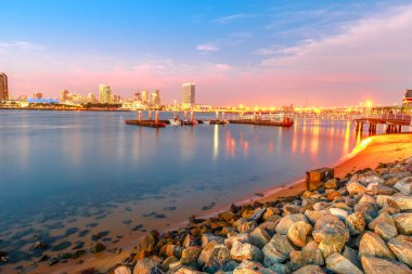 San Diego manzarası günbatımı