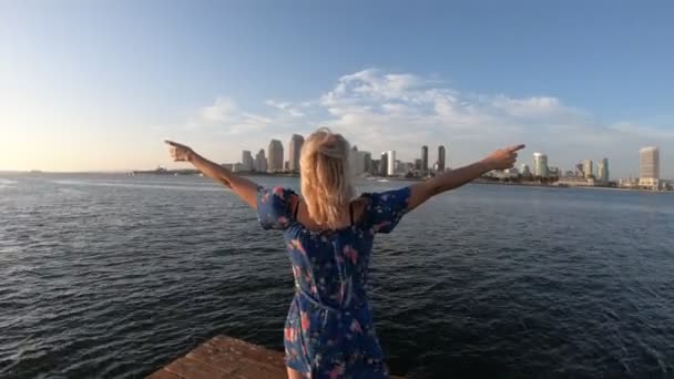 San Diego em férias de verão — Vídeo de Stock