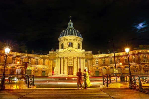 Pont des Arts noche —  Fotos de Stock