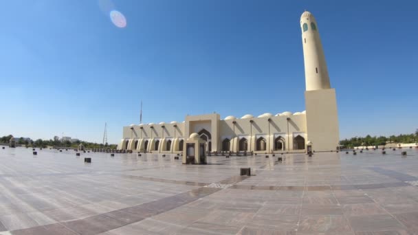 Mesquita do estado do qatar — Vídeo de Stock