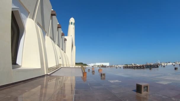 Mesquita do estado do qatar — Vídeo de Stock