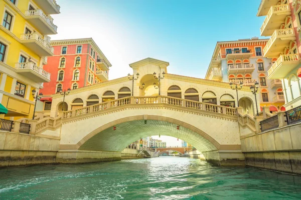 Venice Doha Bridge — Stock Photo, Image