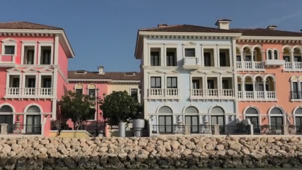 Veneza Doha reflexão — Vídeo de Stock