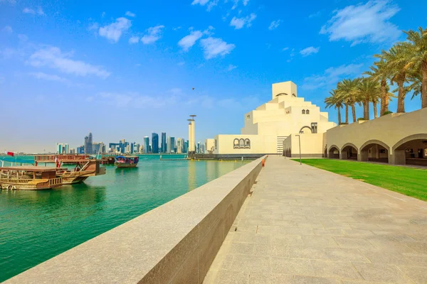 Dhow Harbour Doha — Foto de Stock