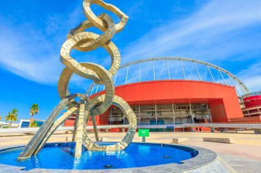 Olimpik halkalar Doha spor şehir