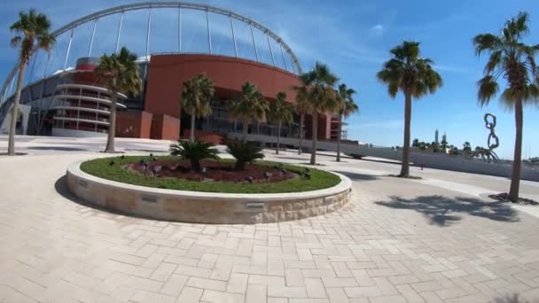 Estadio de Khalifa Aspire Park — Vídeo de stock