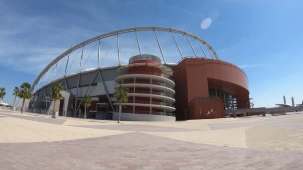 Khalifa Stadium Aspire Park — Stockvideo