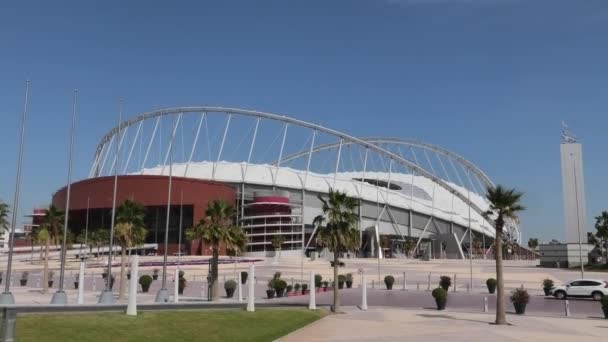 Aspire Park Khalifa stadion — Stockvideo