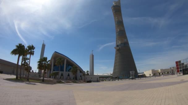 Masjid Aspire Doha — Stok Video