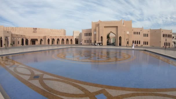 Katara Village piscina de água — Vídeo de Stock