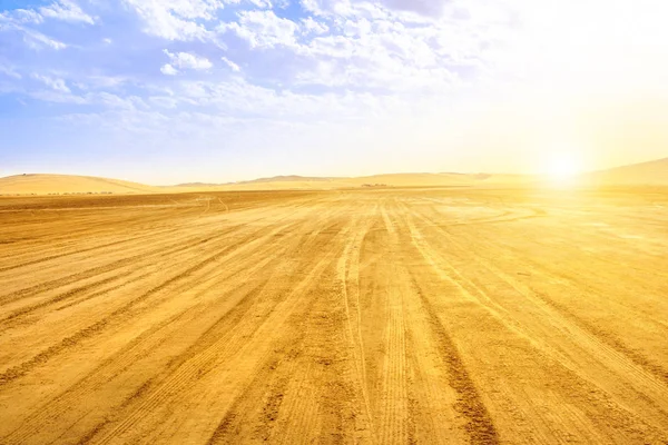 Desert landscape Qatar — Stock Photo, Image