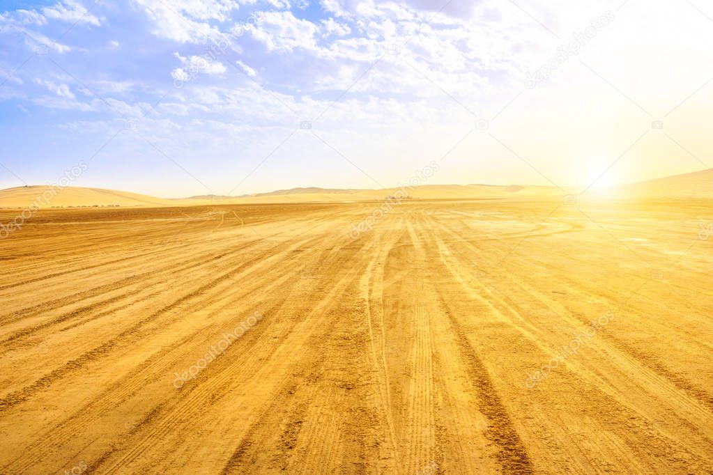 Desert landscape Qatar