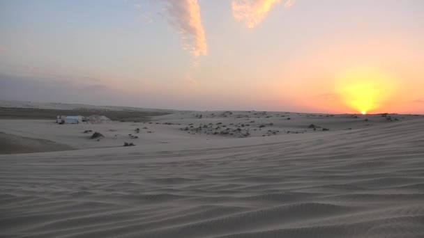 Desierto dunas paisaje — Vídeos de Stock