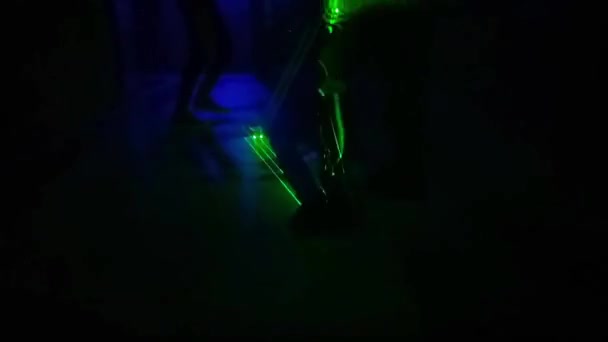 Discoteca lazer e vida noturna — Vídeo de Stock