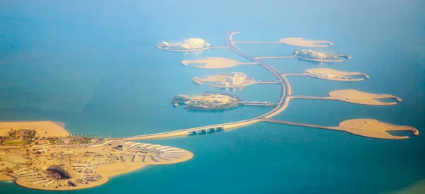 Dana Island Doha aérea — Foto de Stock