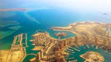 Pearl Qatar havadan