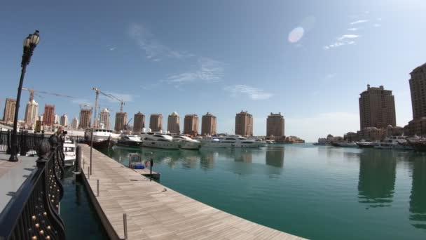 De parel Porto Arabia — Stockvideo