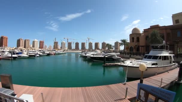 The Pearl-Qatar Doha — Stockvideo