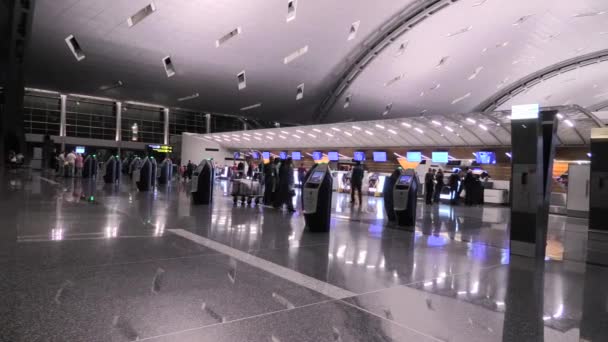 Hamad repülőtér Doha — Stock videók