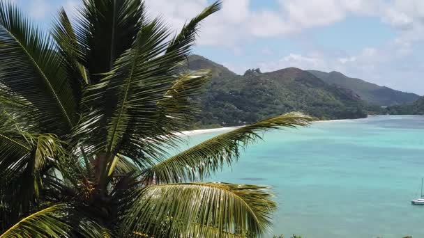 Seychelles destino de lujo tropical — Vídeo de stock