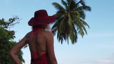 Praslin Adası 'nda kadın