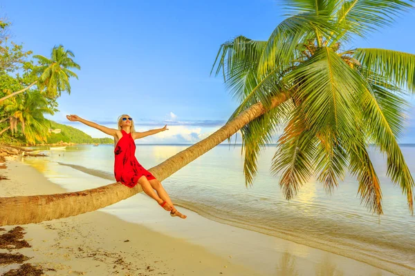 Seychelské letní dovolené — Stock fotografie