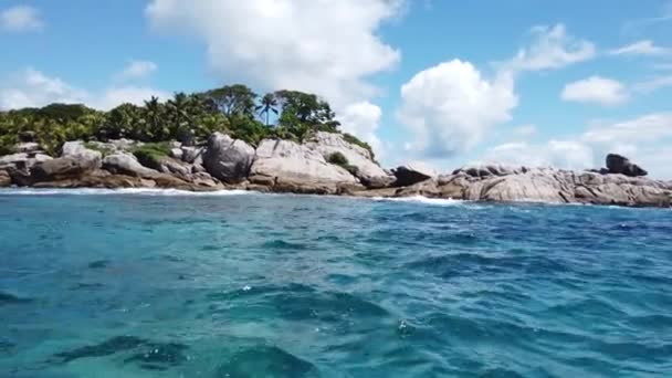 Cocos eiland Seychellen — Stockvideo