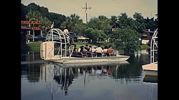 Everglades Milli Parkı 1979 — Stok video