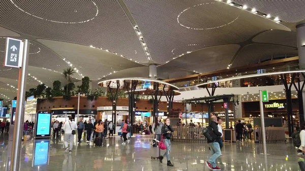 Nieuw Istanbul International Airport Hall — Stockfoto
