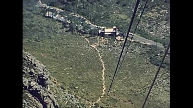 Table Mountain 'dan Cape Town silüeti