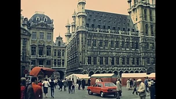 Brussel Stadhuis — Stockvideo