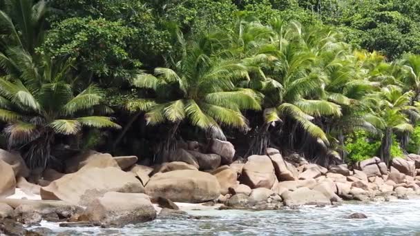 Anse Caiman La Digue — Stockvideo