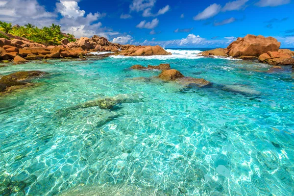 La Digue Anse kókusz — Stock Fotó