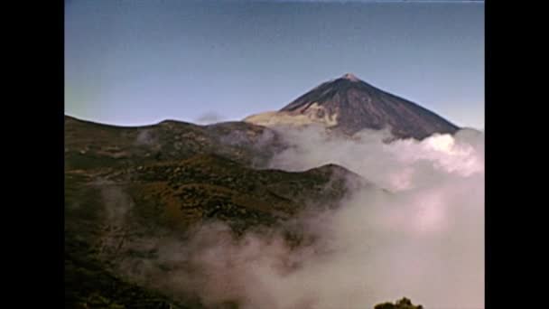 Tenerife eiland Teide Peak — Stockvideo