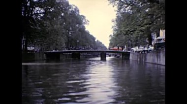 1970'lerde Amsterdam köprüleri