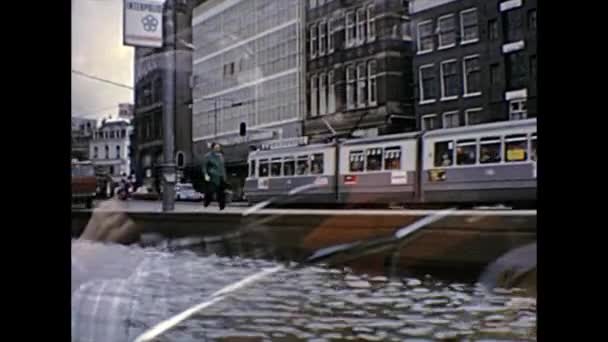 Amsterdam archivo transporte por carretera — Vídeo de stock