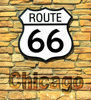 Route 66 Chicago işareti