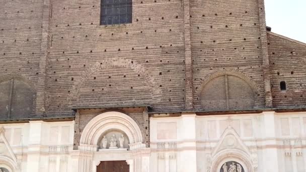 Iglesia de San Petronio — Vídeo de stock