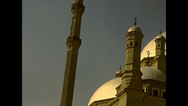 Mezquita de Muhammad Ali archivo — Vídeo de stock