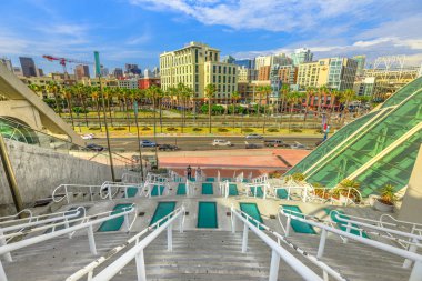 San Diego cityscape hava