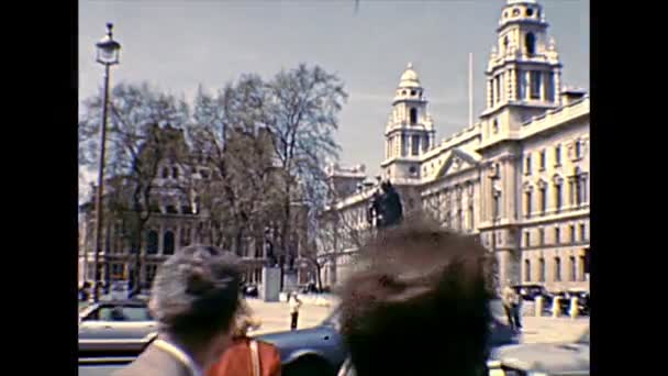 Regierungsbüros große george street in london — Stockvideo
