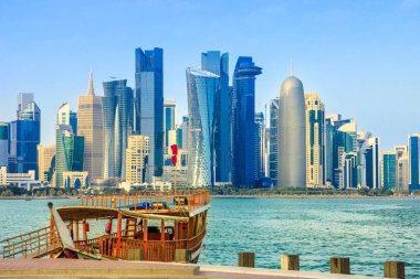 Doha Körfezi silueti