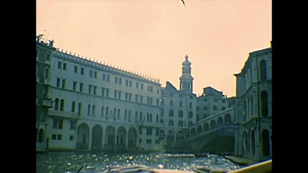 Archivo Venice Rialto Bridge — Vídeo de stock