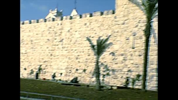 Jerusalem Jeffa Gate — Stock Video