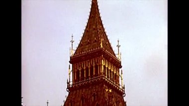 Londra Archival Big Ben saat kulesi