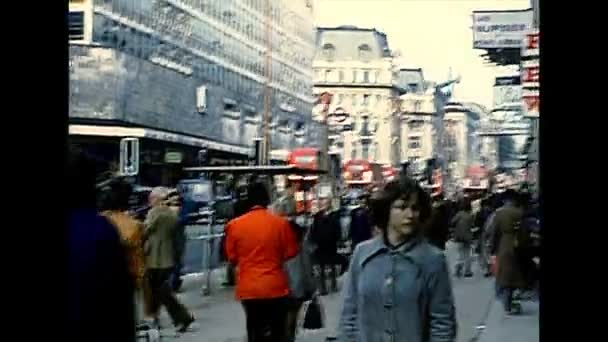 Archival rues commerçantes de Londres — Video
