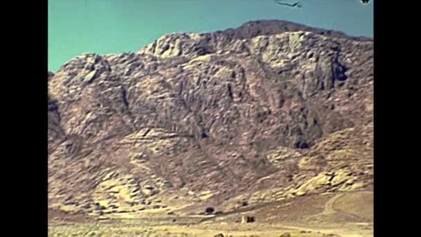 Panorama de archivo del Monte Sinaí — Vídeo de stock