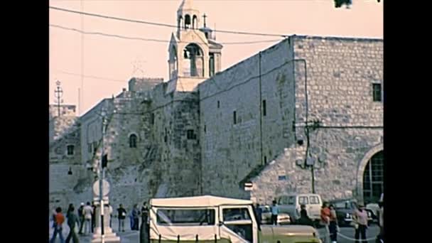 Archival Igreja da Natividade de Belém — Vídeo de Stock