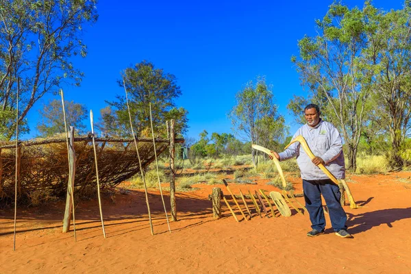 Armas aborígenes australianas de caza — Foto de Stock