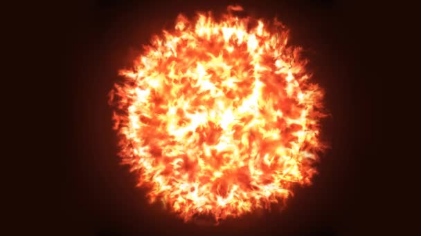 Cinéma boule de feu soleil — Video